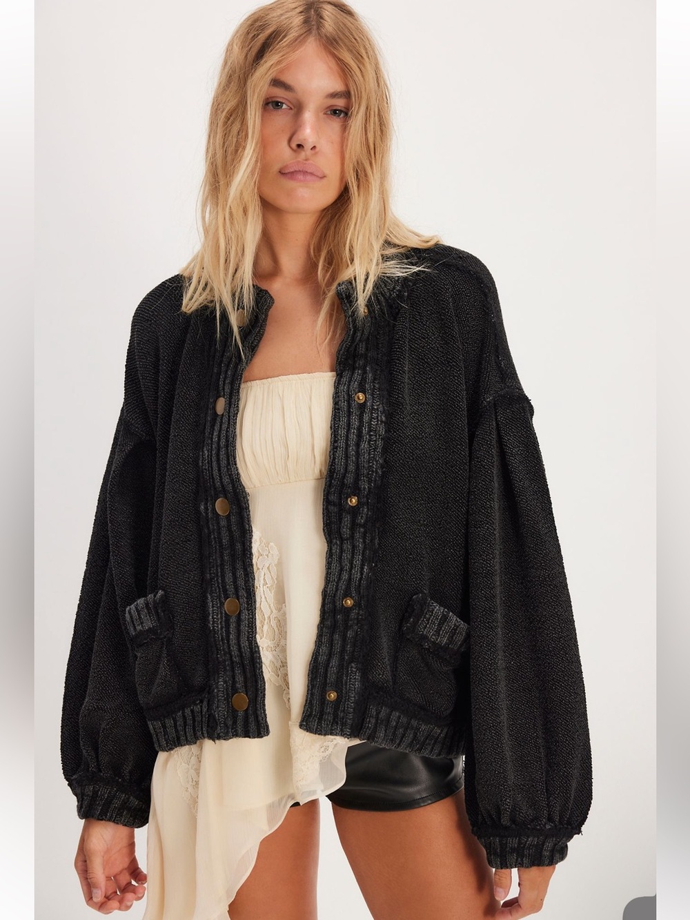 NWT FREE PEOPLE WE THE FREE CUTE IN THIS CARDI 🖤